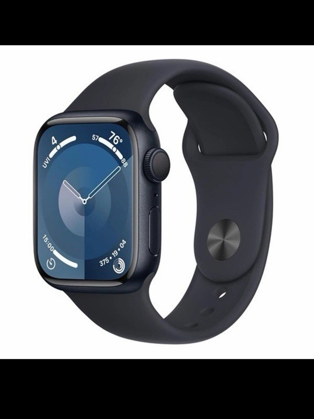 Apple Watch - Series 9 with GPS Midnight Sport Band